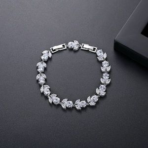Silver Zircon bracelet fashion jewellery
